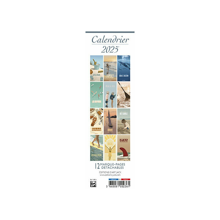 Calendrier Marque Page 2025 Océan