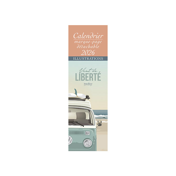 Calendrier marque page Un vent de Liberté 2026