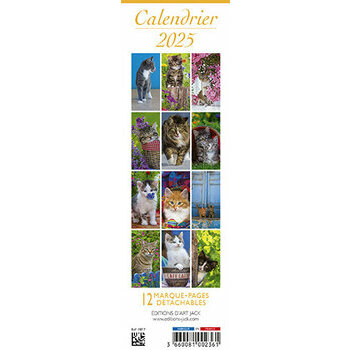 Calendrier Marque Page 2025 Chats et Chatons
