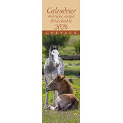 Calendrier Cheval 2026 Marque Page