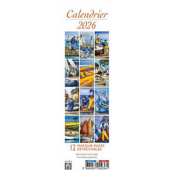 Calendrier Marque Page 2025 Mer Marin Bernard Morinay