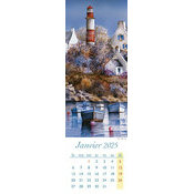 Calendrier Phare 2025 Marque Page