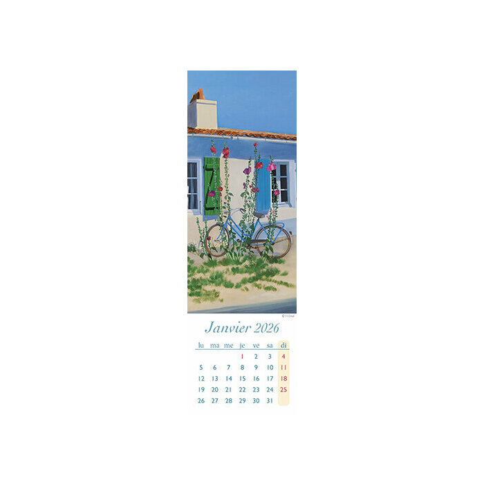 Calendrier Marque Page 2026 Henri Deuil Plage