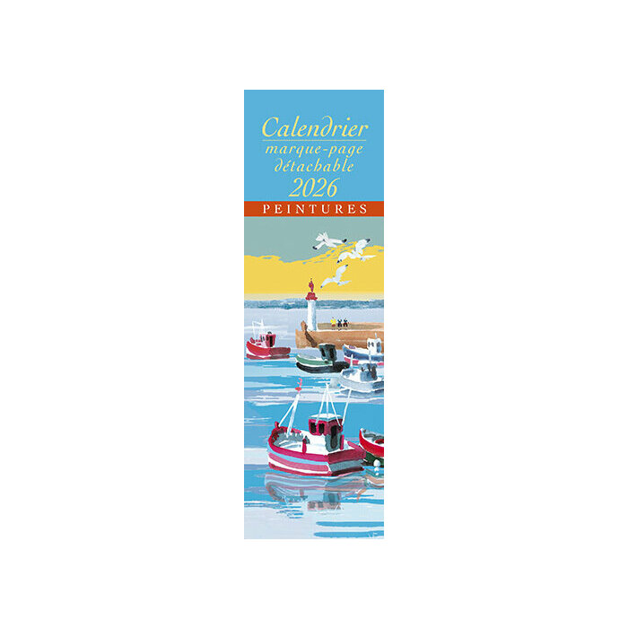 Calendrier Marque Page 2026 Phare Bateaux