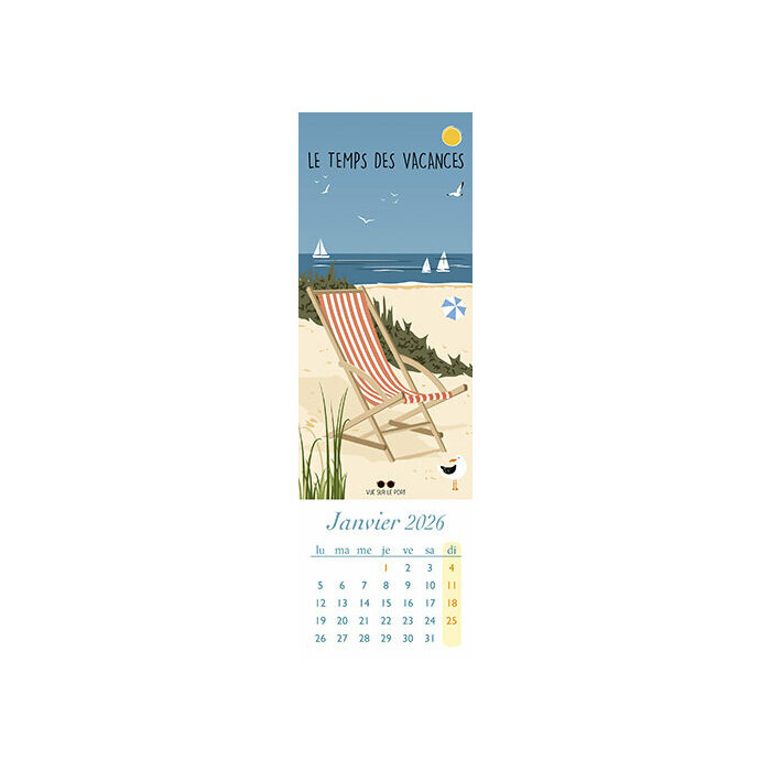 Calendrier Marque page Affiche tendance 2026