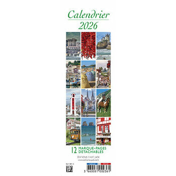 Calendrier Marque Page 2025 Pays Basque Maison