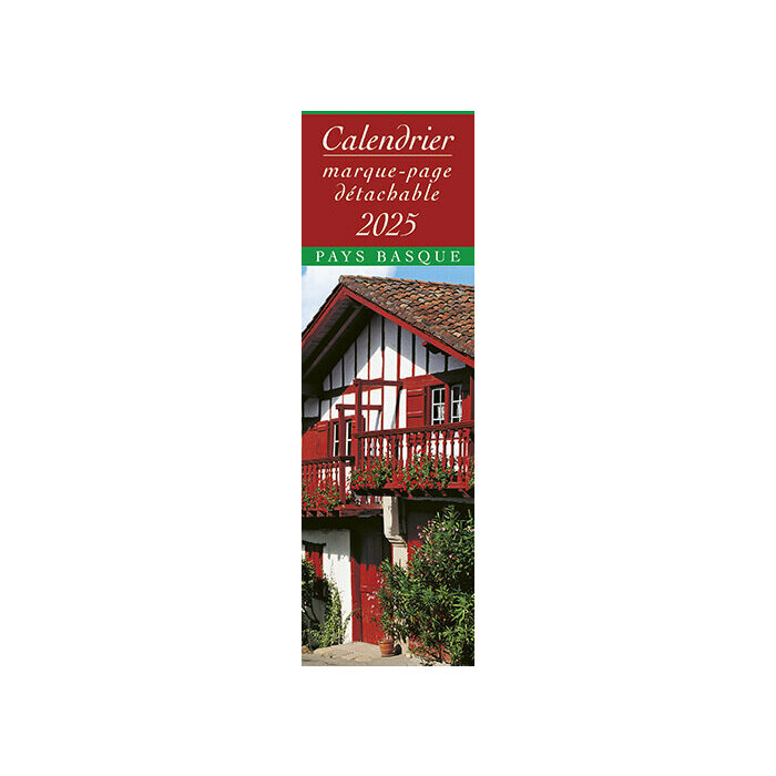 Calendrier Marque Page 2025 Masion Pays Basque