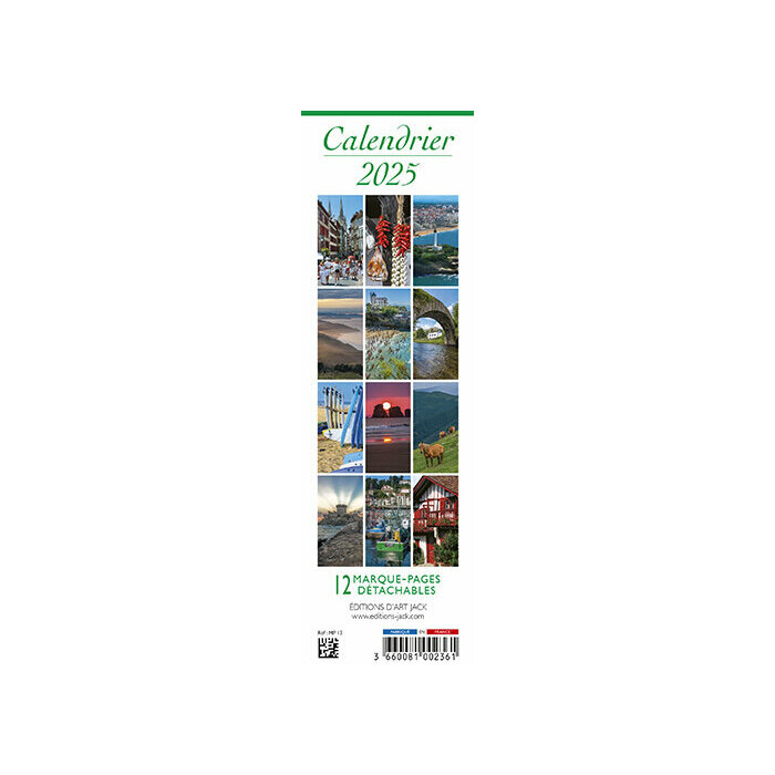 Calendrier Marque Page 2025 basque