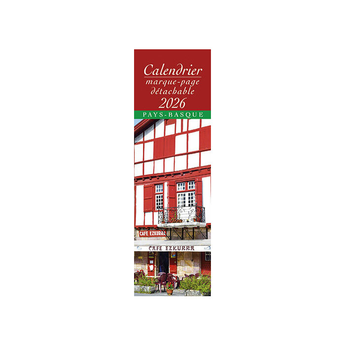 Calendrier Marque Page 2026 Masion Pays Basque