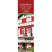 Calendrier Marque Page 2026 Masion Pays Basque