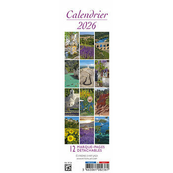 Calendrier Marque Page 2025 Provence Champ de Lavande