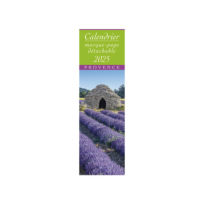 Calendrier Marque page 2025 Provence