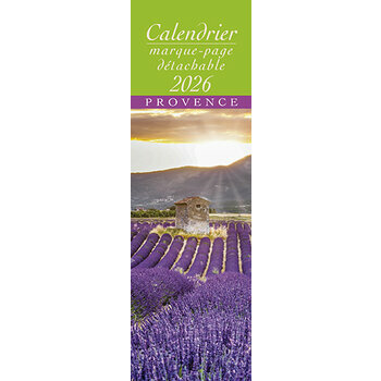 Calendrier Marque Page 2025 Provence Champ de Lavande