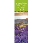 Calendrier Marque page 2025 Provence