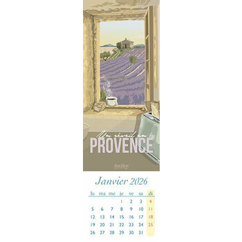 Calendrier Marque Page 2025 Affiche Air de Vacances