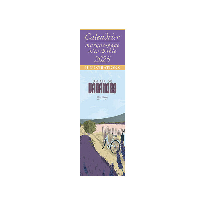 Calendrier Marque Page 2025 Air de Vacances 