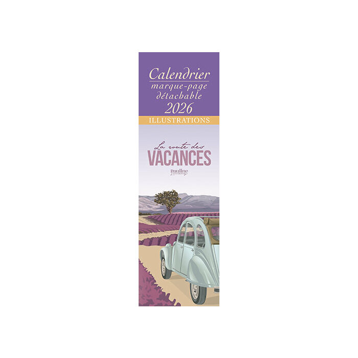 Calendrier Marque Page 2026 Air de Vacances 