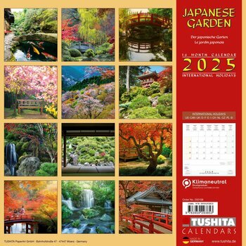 Calendrier 2025 Jardin Japonais Zen