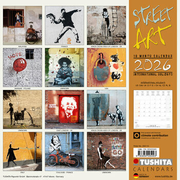 Calendrier 2026 Street Art 