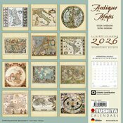 Calendrier 2025 Carte gographique antique