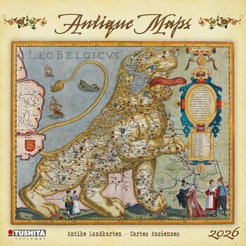 Calendrier 2026 Carte Antique Géographie