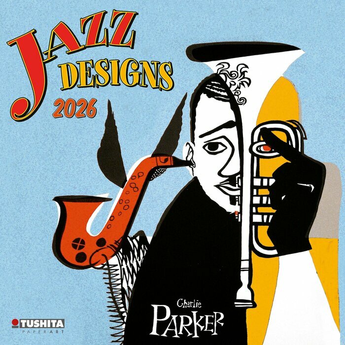 Calendrier 2026 Affiche icône Jazz retro