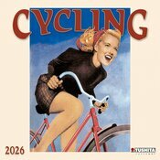 Calendrier 2025 Cyclisme retro Affiche