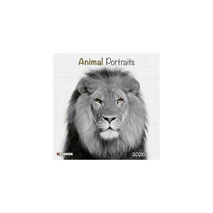 Calendrier Mural 2026 Cerf Noir et Blanc