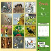 Calendrier Mural 2025 Oiseaux du Jardin Msange