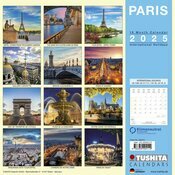 Calendrier Mural 2025 Paris les plus beaux sites