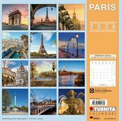 Calendrier Mural 2025 Paris les plus beaux sites