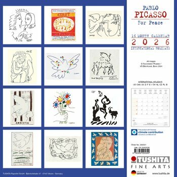 Calendrier 2025 Pablo Picasso