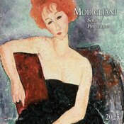 Calendrier 2025 Amado Modigliani Portrait Sensuel