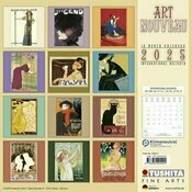 Calendrier Papier 2025 Art Nouveau Affiches