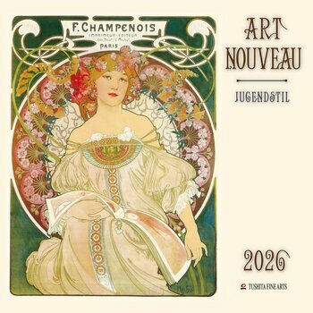 Calendrier 2025 Affiche Publicitaire Art Nouveau