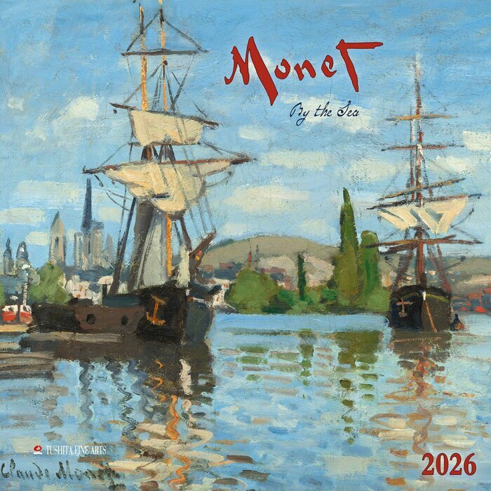 Calendrier Papier 2026 Monet Bord de Mer 