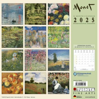 Calendrier 2025 Claude Monet - Les Classiques