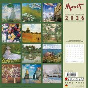 Calendrier 2025 Claude Monet Oeuvres Majeures