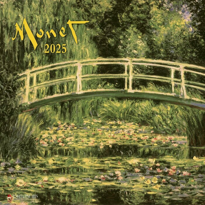 Calendrier Mural 2025 Monet Le Pont Japonais