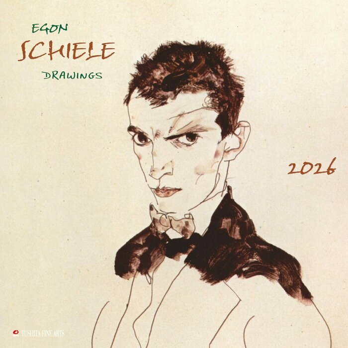 Calendrier Papier 2026 Egon Schiele Dessin