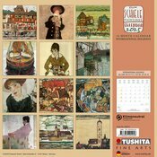 Calendrier Mural 2025 Egon Schiele peinture