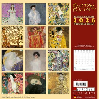 Calendrier 2025 Gustave Klimt Femme