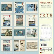 Calendrier Mural 2025 Estampe Hiroshige