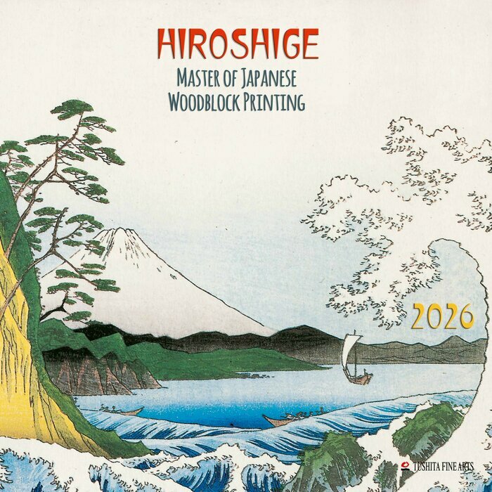 Calendrier Papier Hiroshige 2026 Art Japonais