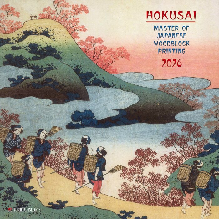 Calendrier Papier Hokusai 2026 Art Japonais