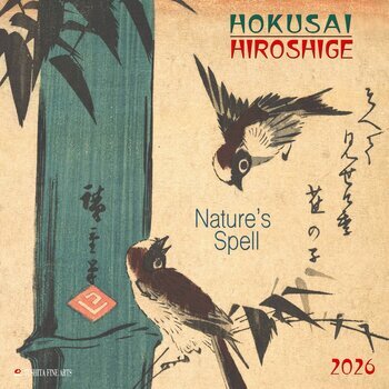 Calendrier 2025 Hokusai Hiroshige Nature Art Japonais