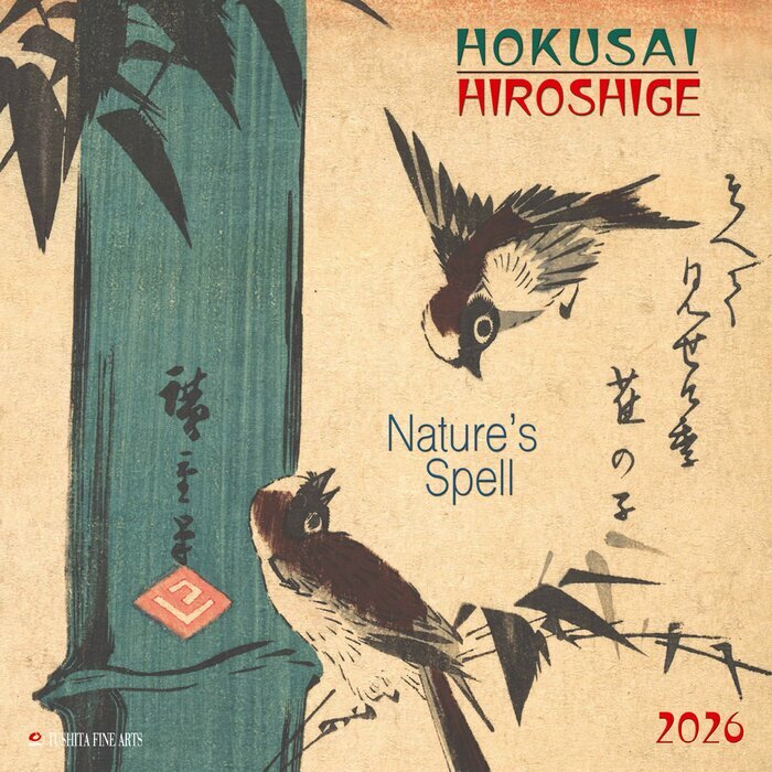 Calendrier Mural Art Japonais Nature Oiseaux 2026
