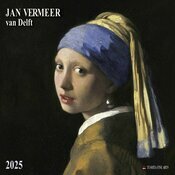 Calendrier Mural 2025 Vermeer La Fille  la Perle