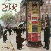 Calendrier Papier 2026 Impressionniste Paris Art