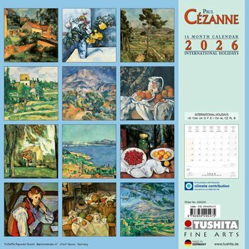 Calendrier 2025 Paul Cézanne